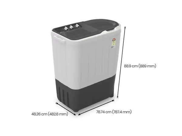 Fridge and Semi Automatic Washing Machine Combo